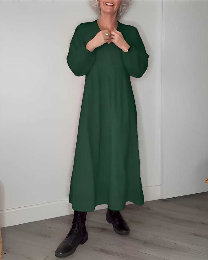 Cathlin™ V-Neck Maxi Dress