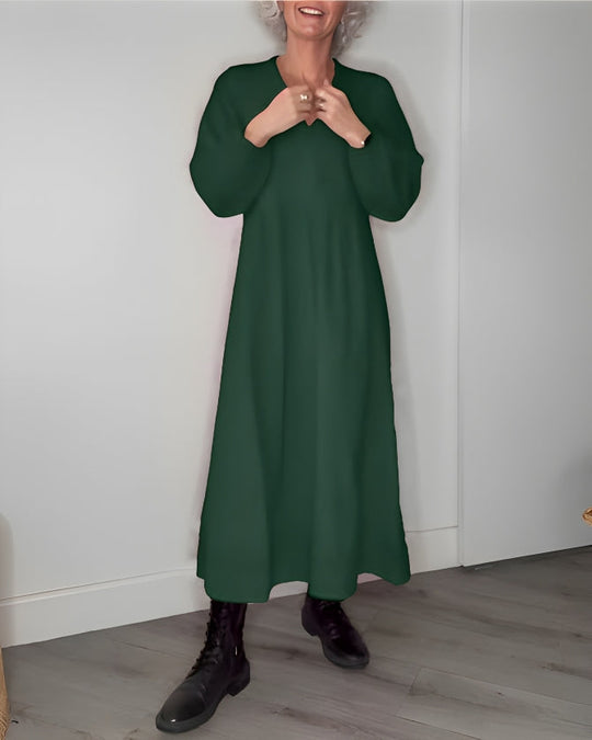 Cathlin™ V-Neck Maxi Dress