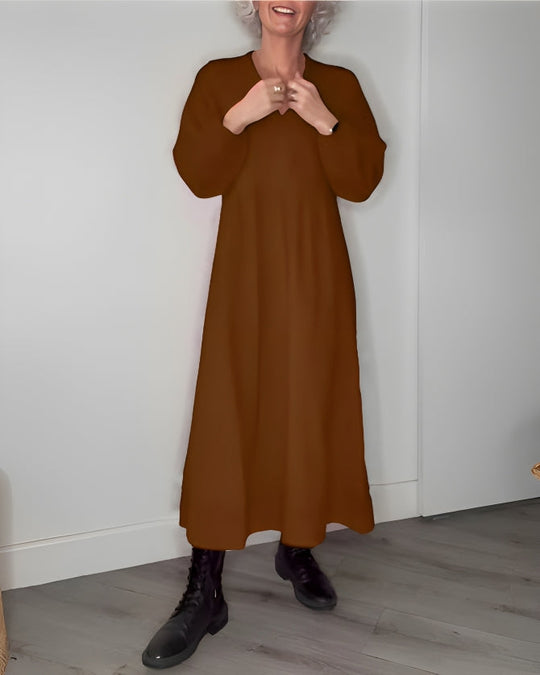 Cathlin™ V-Neck Maxi Dress