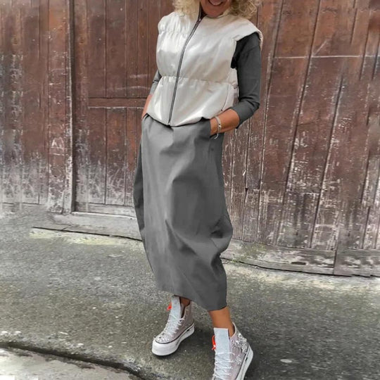 Jess™ Simple dress with pockets