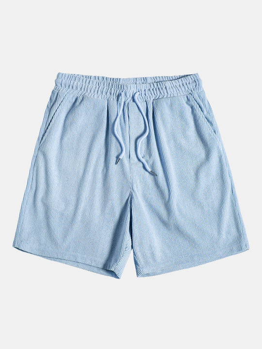 Short Sleeve Corduroy Button Up Shirt & Shorts