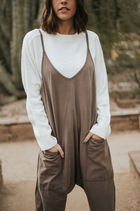 Women's Casual Wide Leg Comfy Jumpsuit