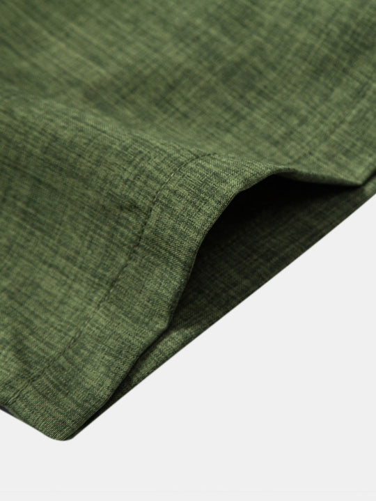 Short sleeve Slight brownd collar shirt
