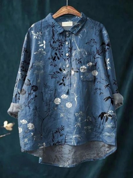 Donna™ Cotton Floral Shirt