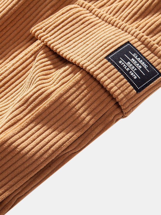 Laurent™ - Corduroy shirt and cargo jogger set