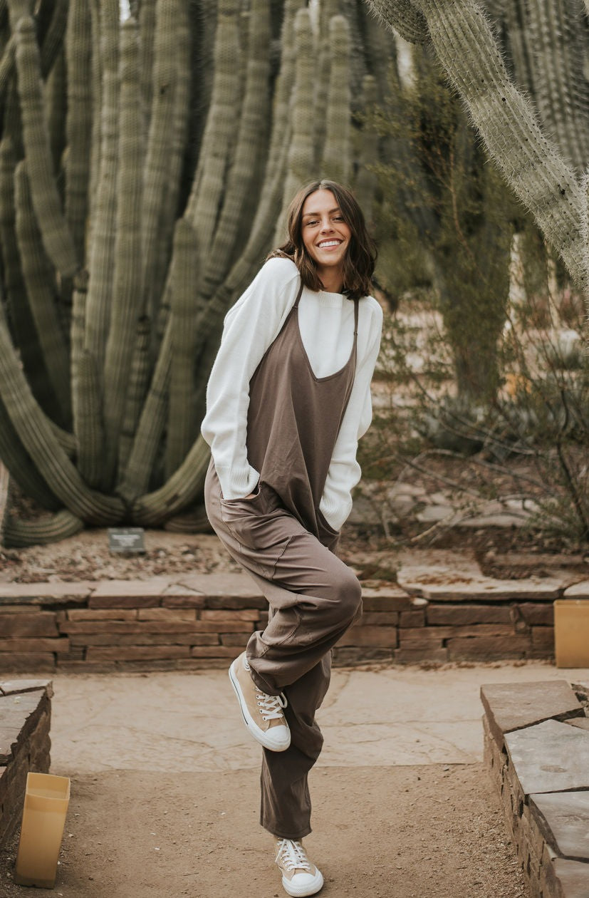 Women's Casual Wide Leg Comfy Jumpsuit