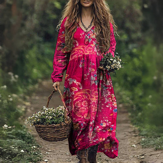 Rosalie™ Floral Vintage Dress