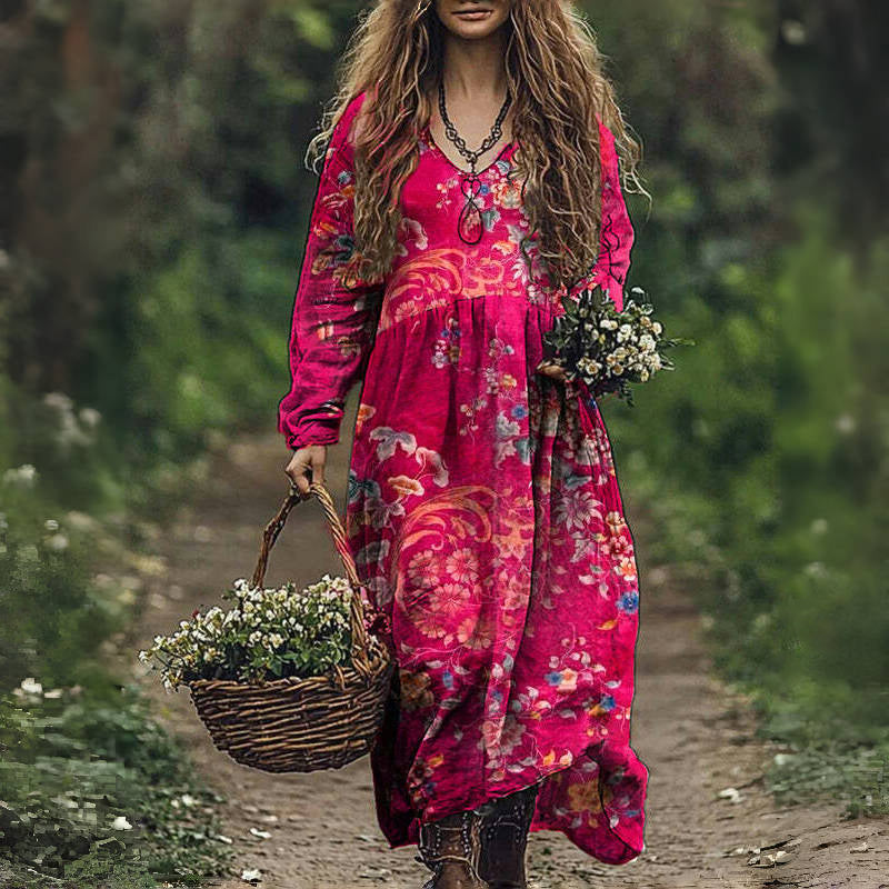 Rosalie™ Floral Vintage Dress