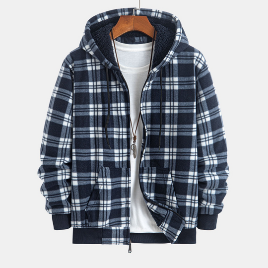 Laurent™ - Hoodie en flanelle doublé polaire Teddy