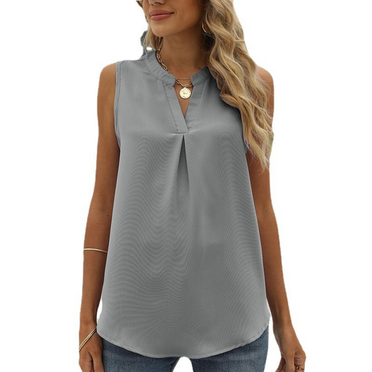 Sleeve Less Semi Formal Shirt