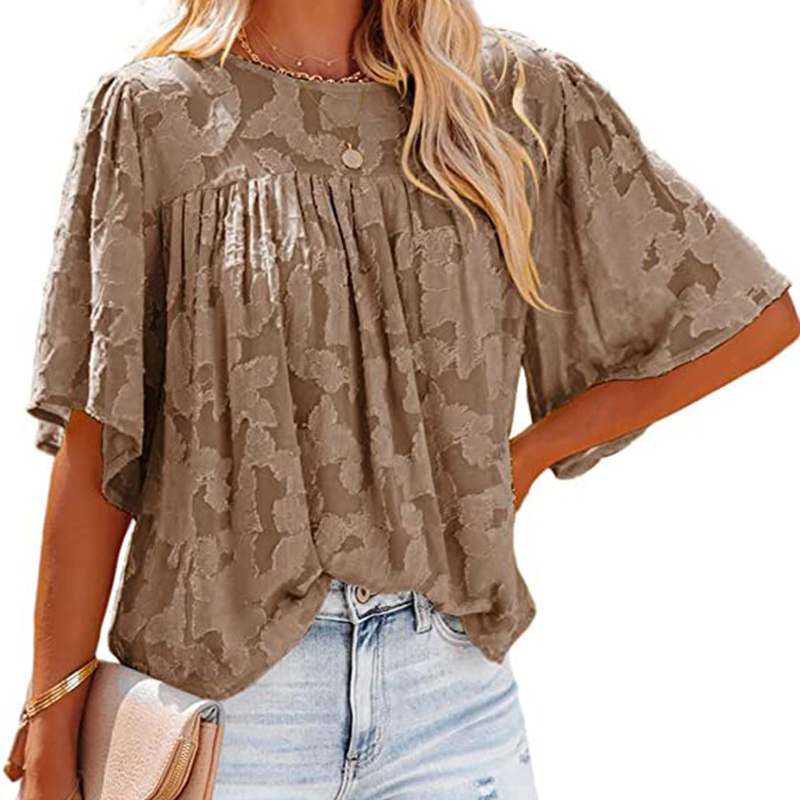 Horn Sleeve Doll Lace Blouse