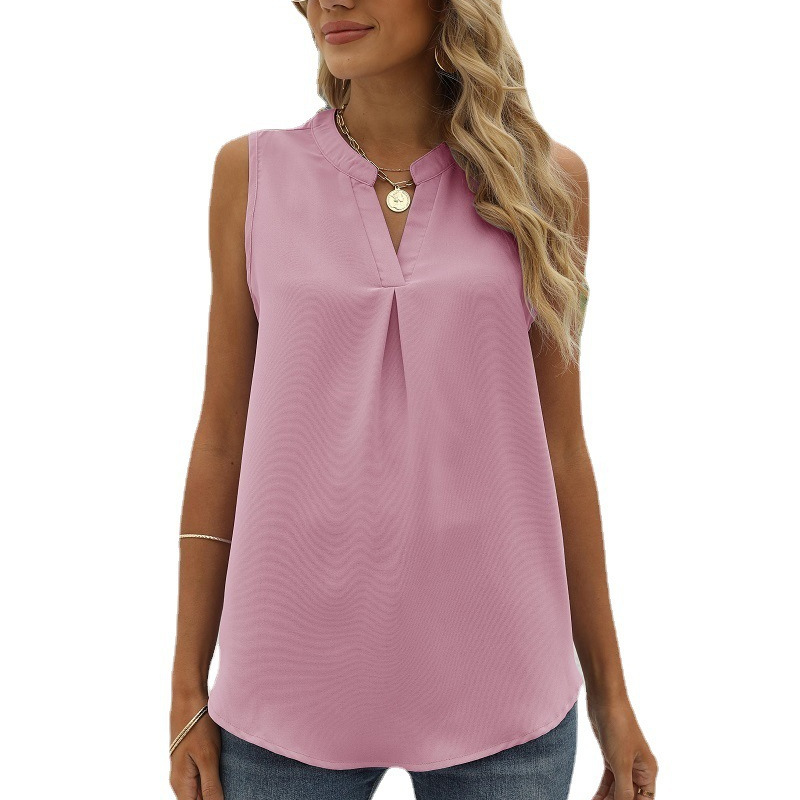 Sleeve Less Semi Formal Shirt