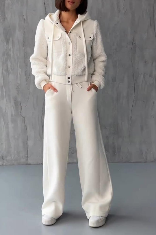 Lisette™ Two-Piece Set in Lambswool Sweatshirt Fleece
