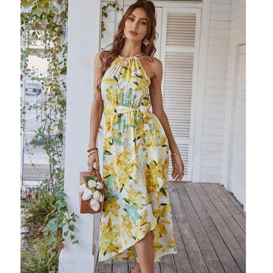 Floral Sleeveless Summer Dress