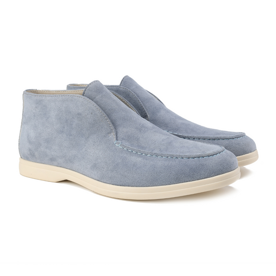 Laurent™ | Suede high top loafers