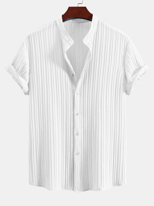 Shirts Text Red Light brown collar shirt