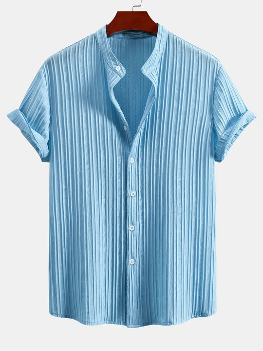 Shirts Text Red Light brown collar shirt