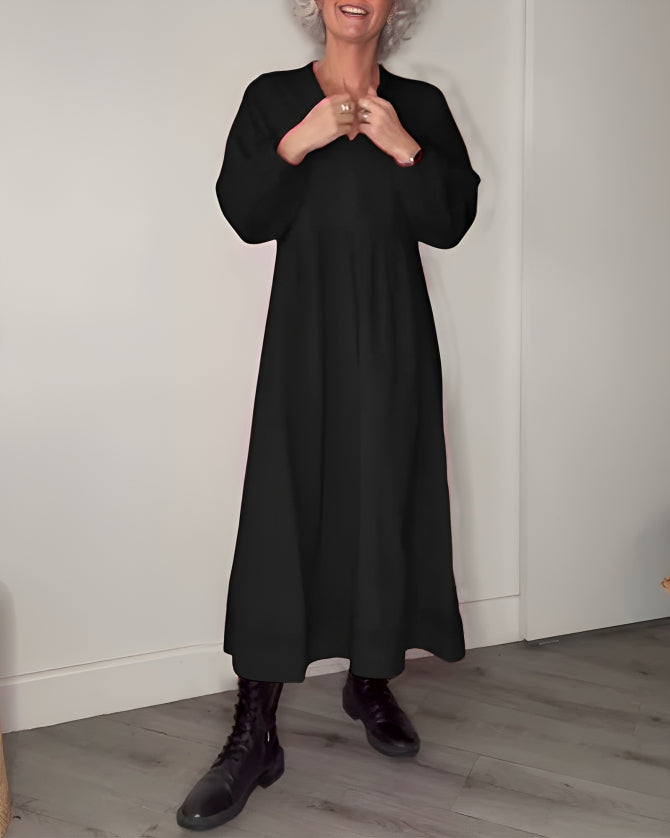 Cathlin™ V-Neck Maxi Dress