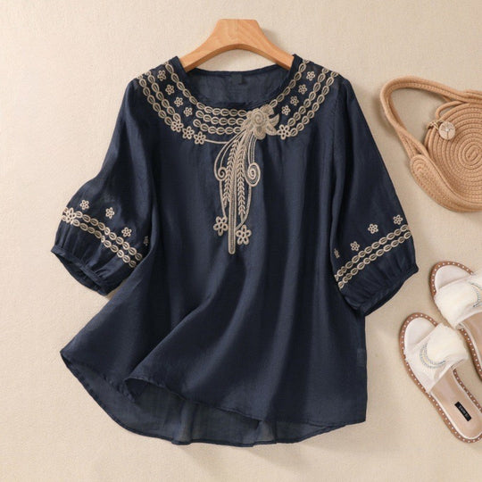 Laurienne™ | Embroidered tunic