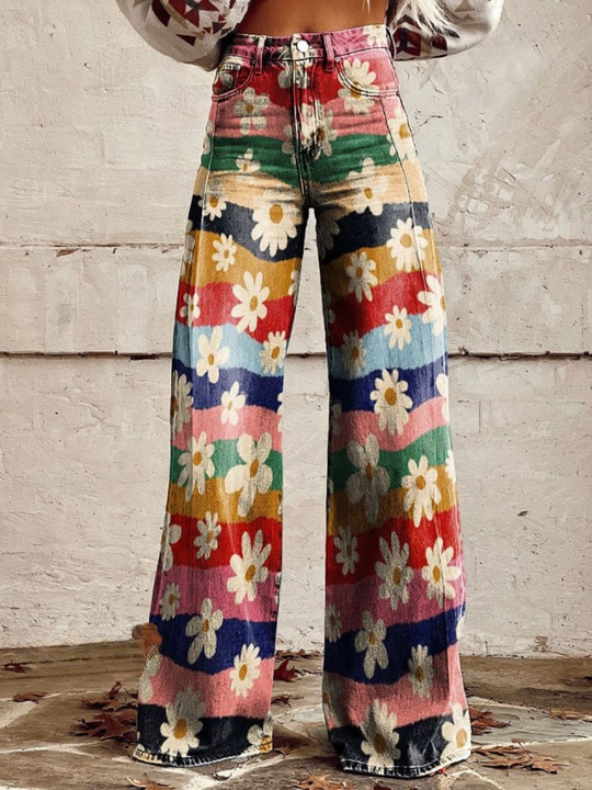 VINICIA | RETRO FLORAL PANTS