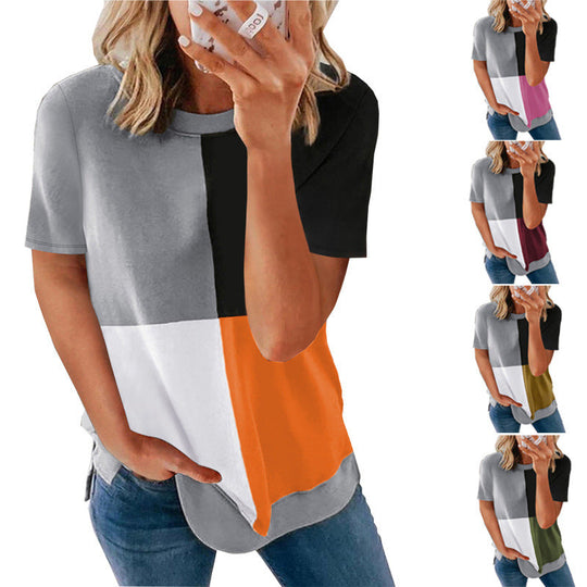 Round Neck Casual T-Shirt