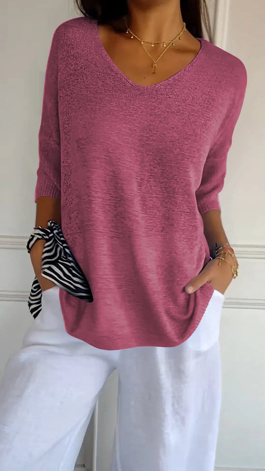 Mia™ Elegant Knit Top