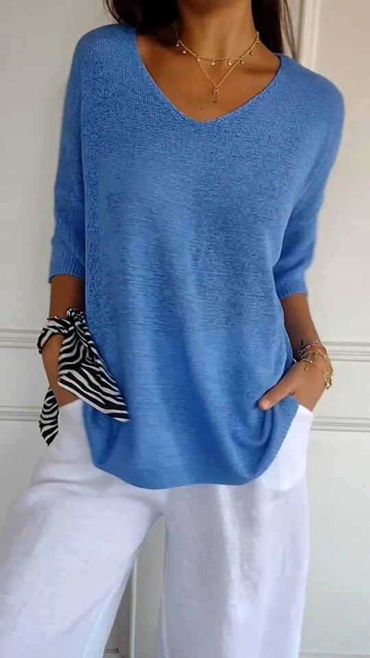 Mia™ Elegant Knit Top