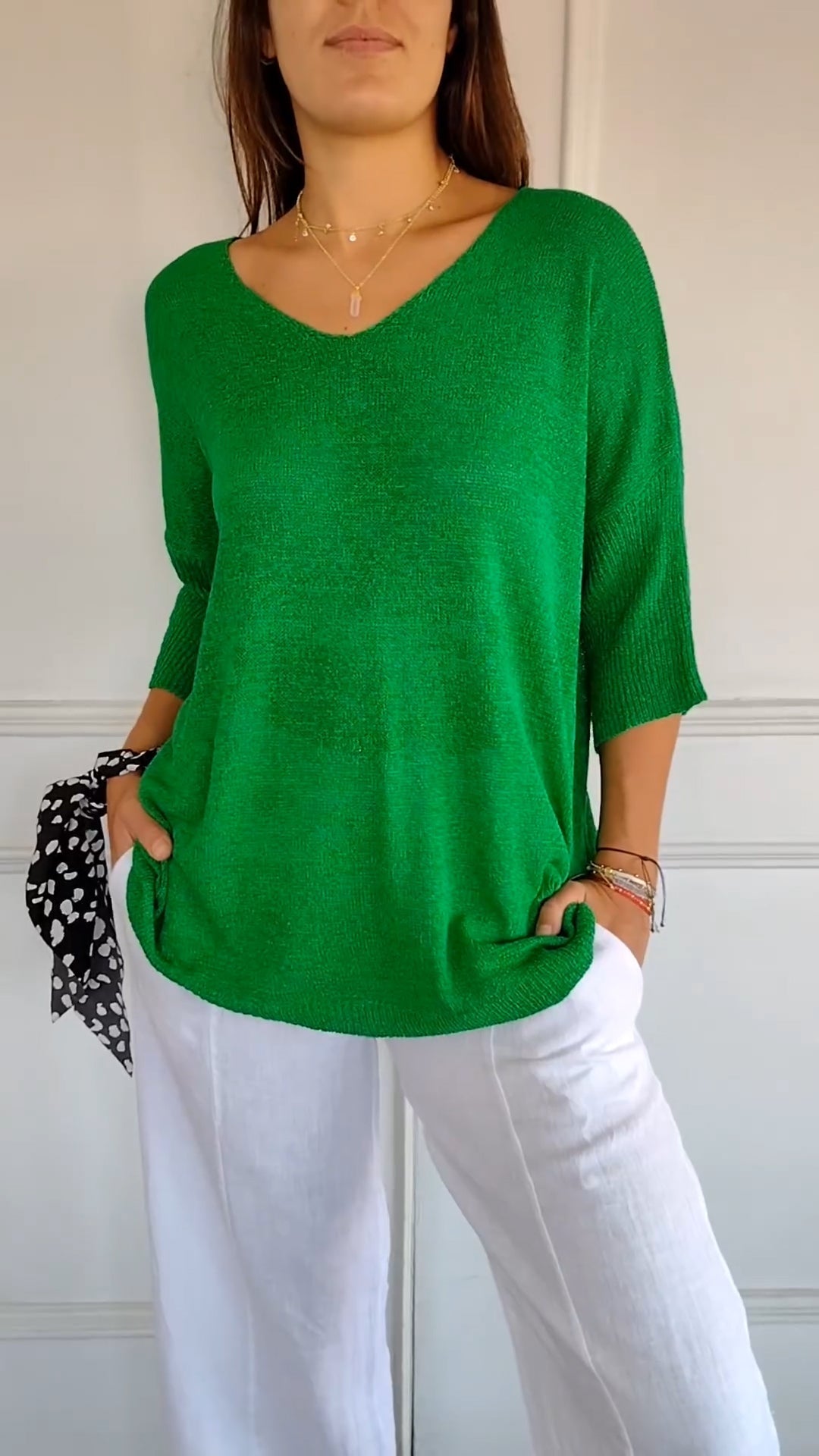 Mia™ Elegant Knit Top