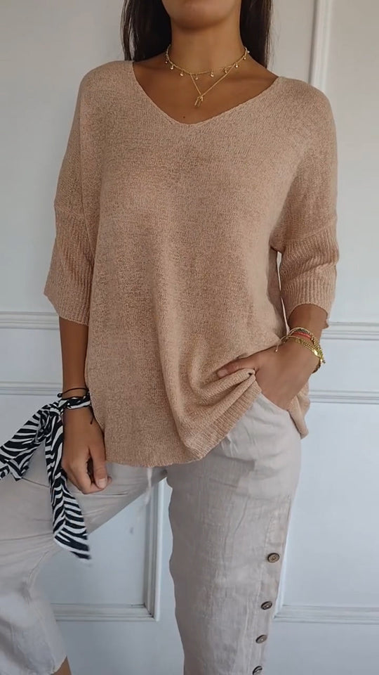 Mia™ Elegant Knit Top