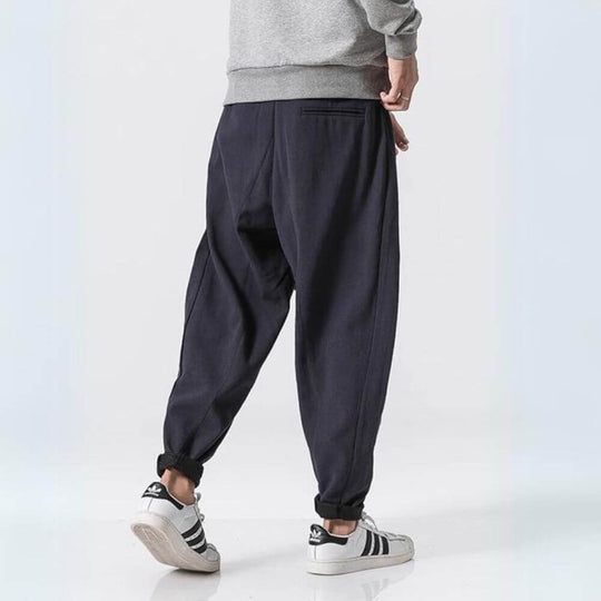 Akio - Heavy Winter Harem Pants