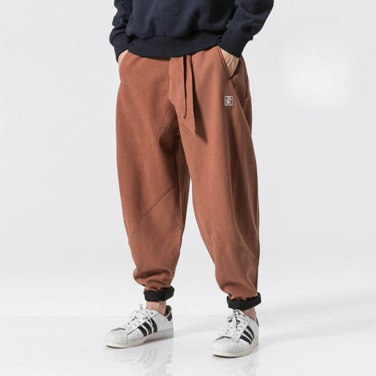 Akio - Heavy Winter Harem Pants