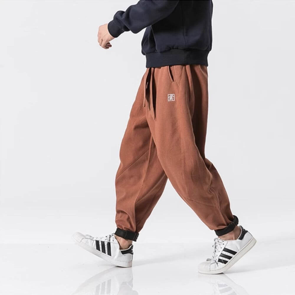 Akio - Heavy Winter Harem Pants