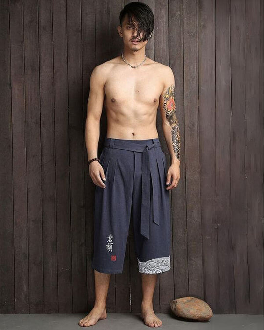 Taro - Japanese comfort cropped pants