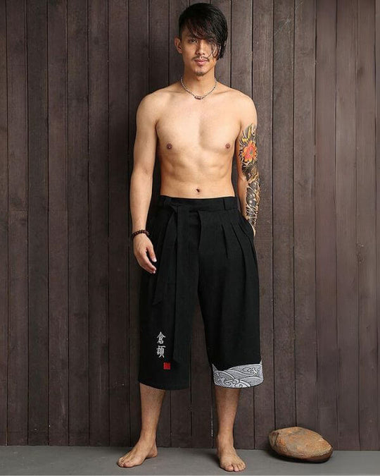 Taro - Japanese comfort cropped pants