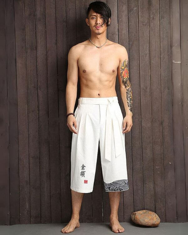 Taro - Japanese comfort cropped pants