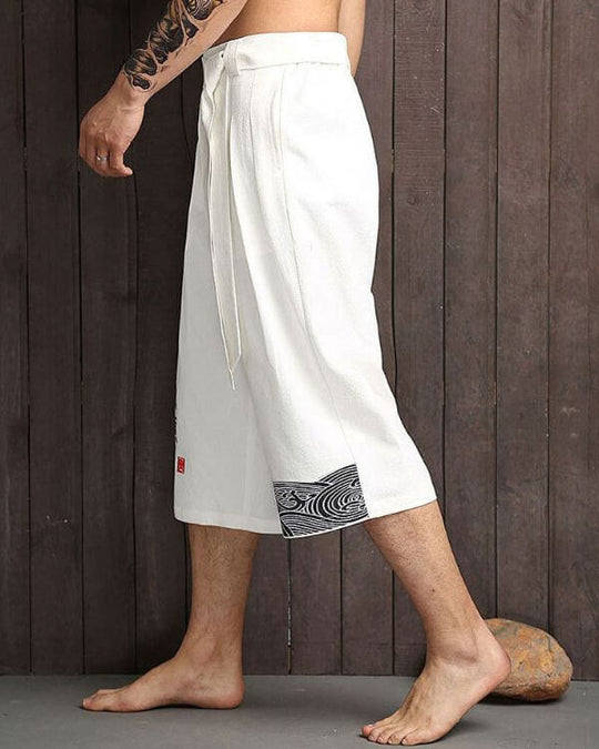 Taro - Japanese comfort cropped pants
