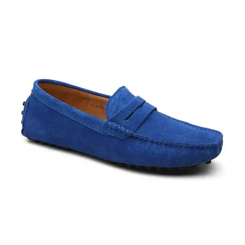 Laurent™ | Driver suede loafers