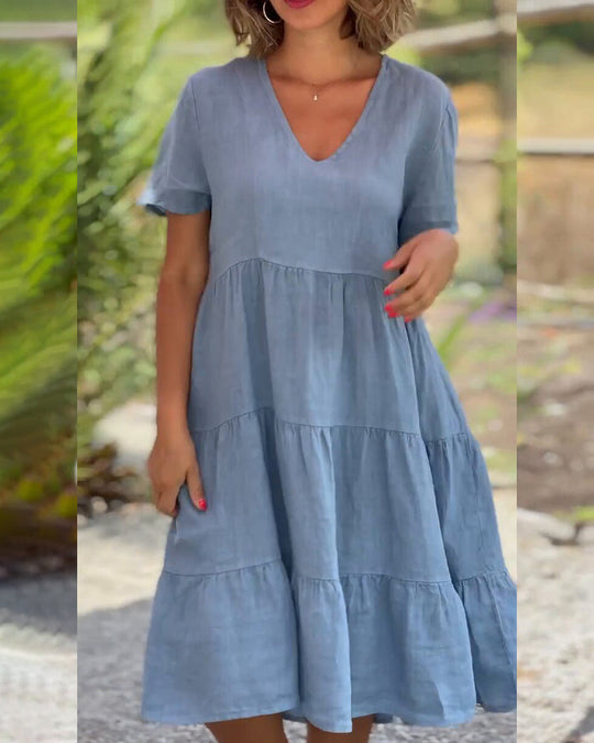 Virella™ Dress in cotton and linen