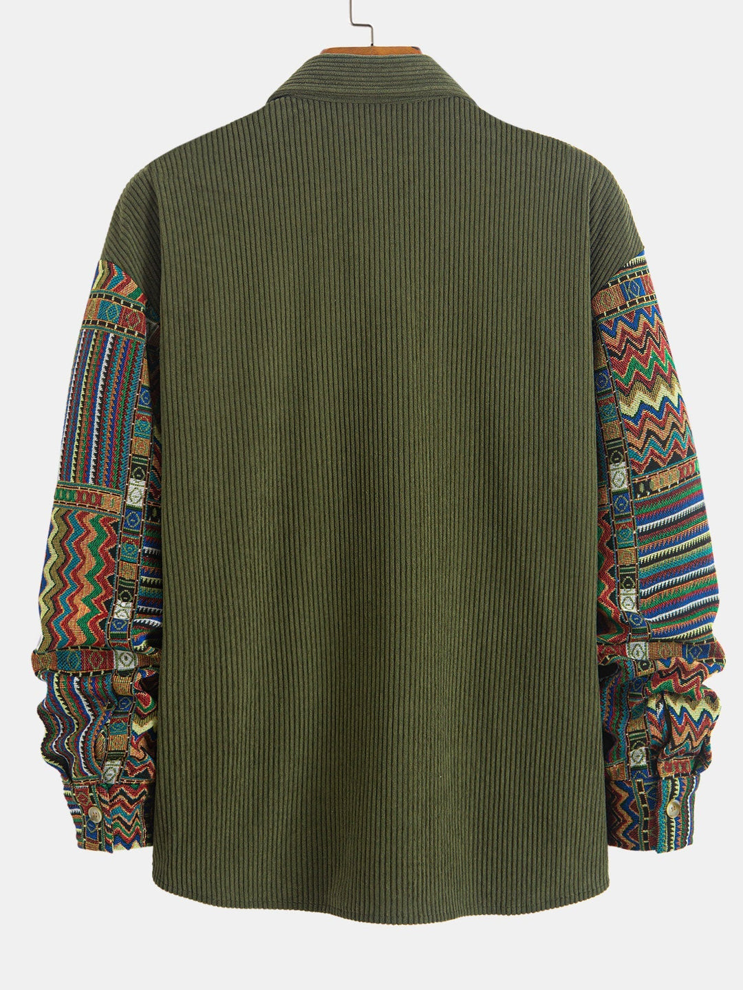 Laurent™ - Patchwork corduroy shirt