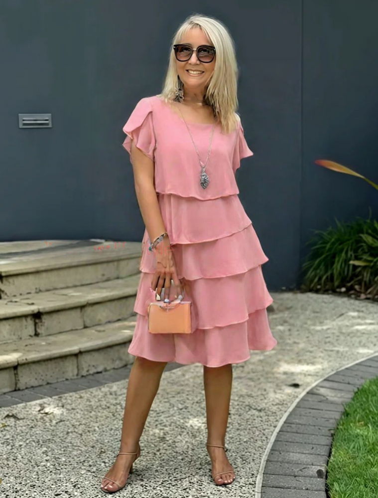 Ivona™ Elegant Chiffon Dress