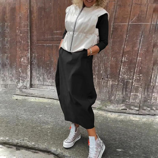 Jess™ Simple dress with pockets