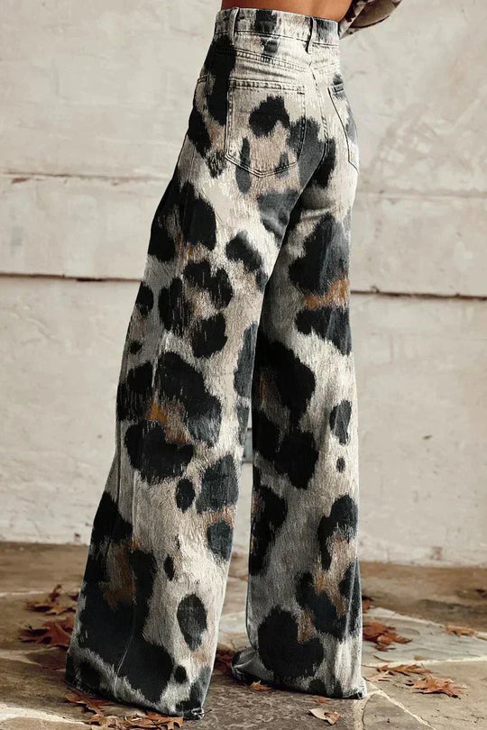 JEN | COW PRINT PANTS