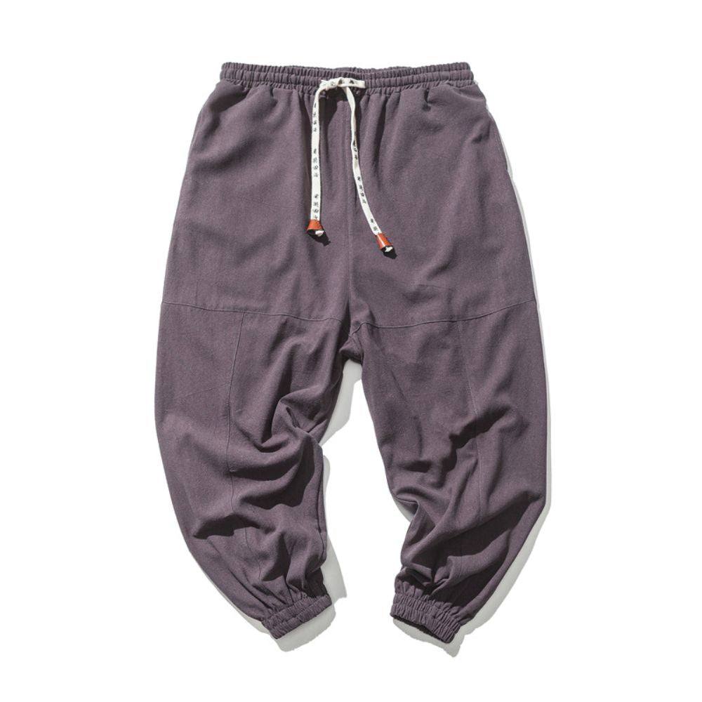 Shao - Comfort harem pants in cotton