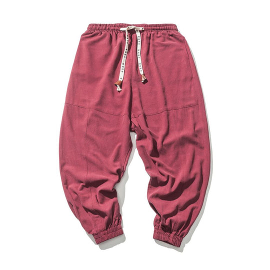 Shao - Comfort harem pants in cotton