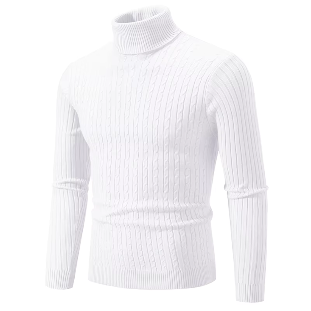 Lorett™ Knitted sweater with turtleneck