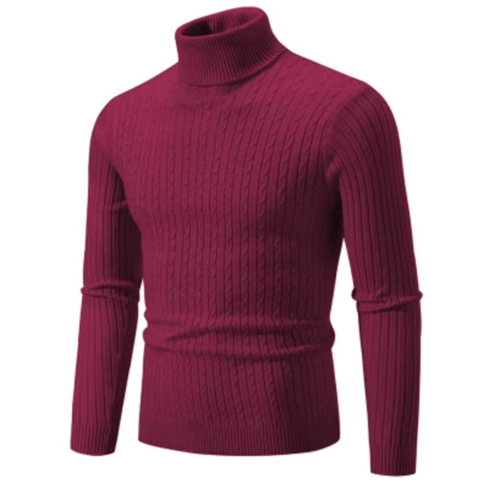 Lorett™ Knitted sweater with turtleneck