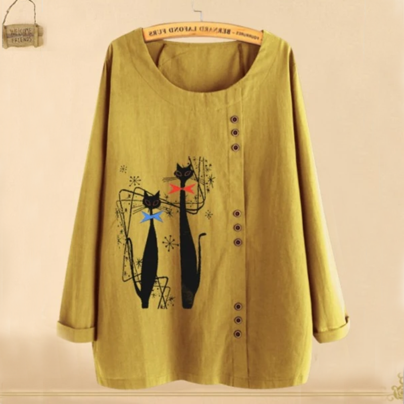 Siamese Cats Summer Blouse