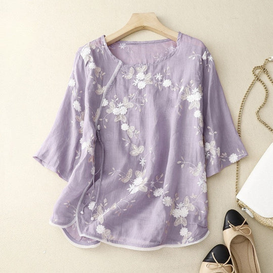 Laurienne™ | Embroidered Blouse