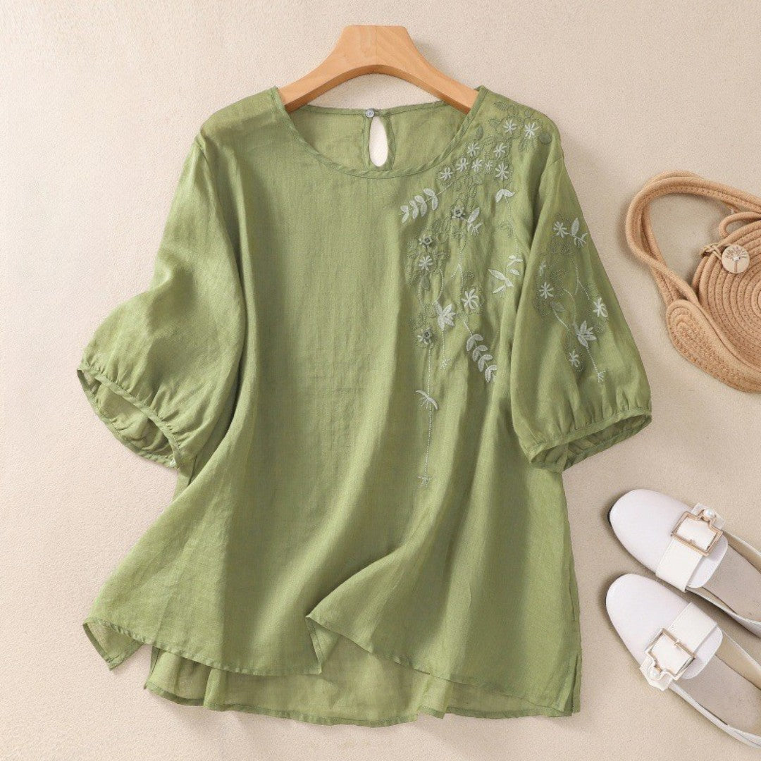 Laurienne™ | Embroidered Top