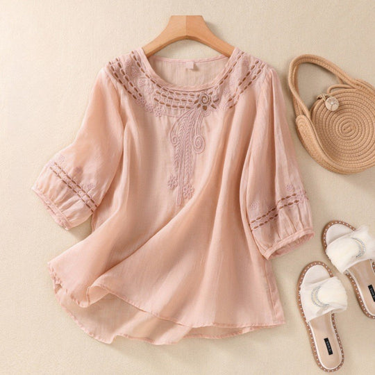 Laurienne™ | Embroidered tunic